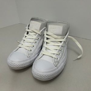 Converse Chuck Taylor All Star Madison Reflective OX White Silver Woman’s Sz 6.5